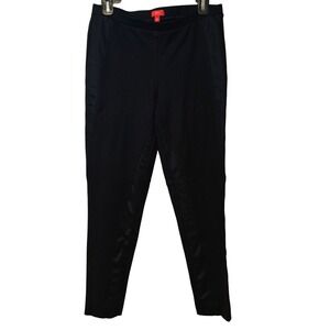 ETCETERA‎ Womens Black Pants Moto Leggings Sz 8 Rayon Blend Pull On Comfort